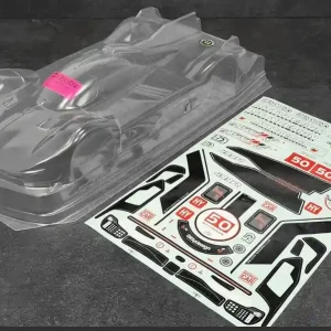 Připraveno k odeslání - Karoserie čirá 499R Hypercar 1/10 190mm pro nízkoprofilové TC podvozky, lehká