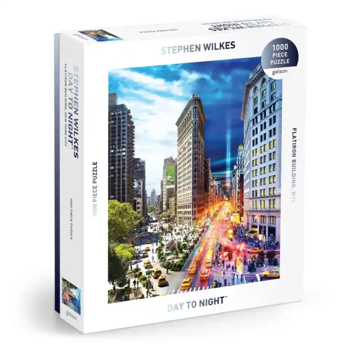 Galison Puzzle Flatiron Day to Night™ Stephen Wilkes 1000 dílků - Akce