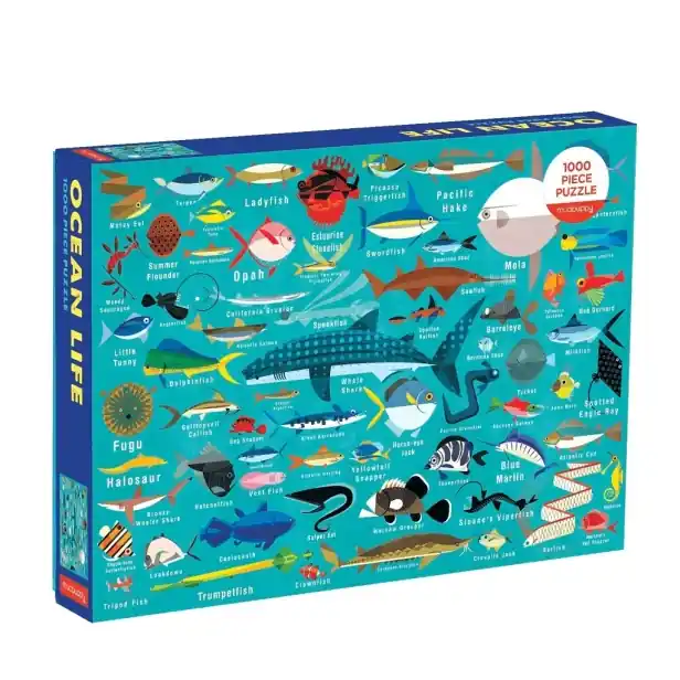 Oblíbený produkt | Mudpuppy Puzzle Život v oceánu 1000 dílků