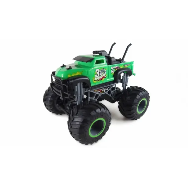 Nyní k dispozici | RC auto Monster Truck Crazy, zelená