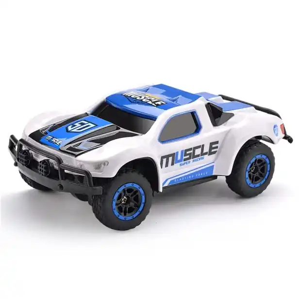 RC auto Muscle Racing 1 43, modrá + náhradní baterie - Oblíbený produkt