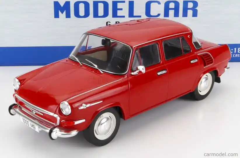 Bezpečný nákup | Mcg Škoda 1000 Mb 1966 1 18 Red