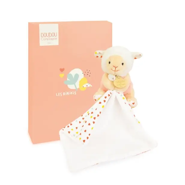 Doudou Plyšová ovečka s dečkou 11 cm | Koupit nyní