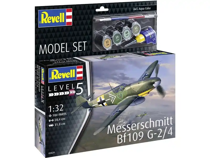 Sleva navíc - Revell Messerschmitt Bf109 G-2/4 (1 32) (sada)