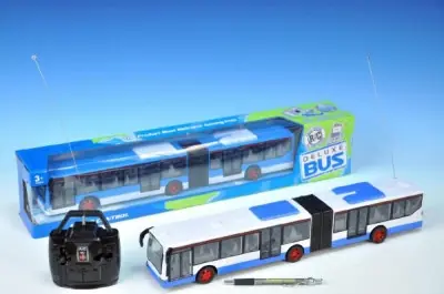 RC autobus kloubový, modrý - Zlevněno