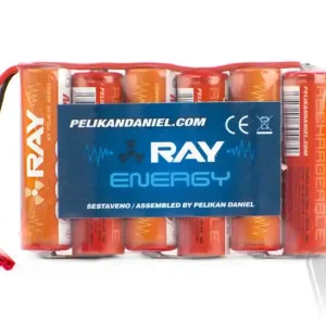 7.2V 2000AA Long RAY 6čl. pohon s BEC konektorem - Sleva