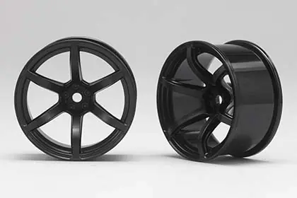 Doprodej zásob - Racing Performer Driftovací disky 6 paprsků 02 (8mm Offset/Černé/2ks)