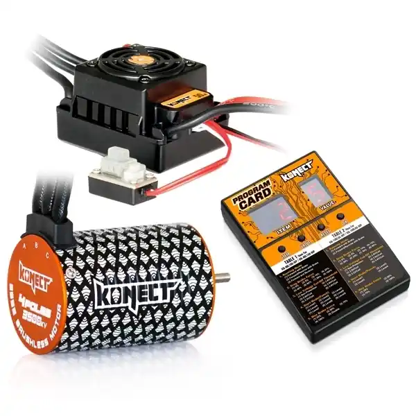 COMBO BRUSHLESS 50Amp WP s 4P 3652SL 3500Kv motorem + programovací karta - Snadné objednání