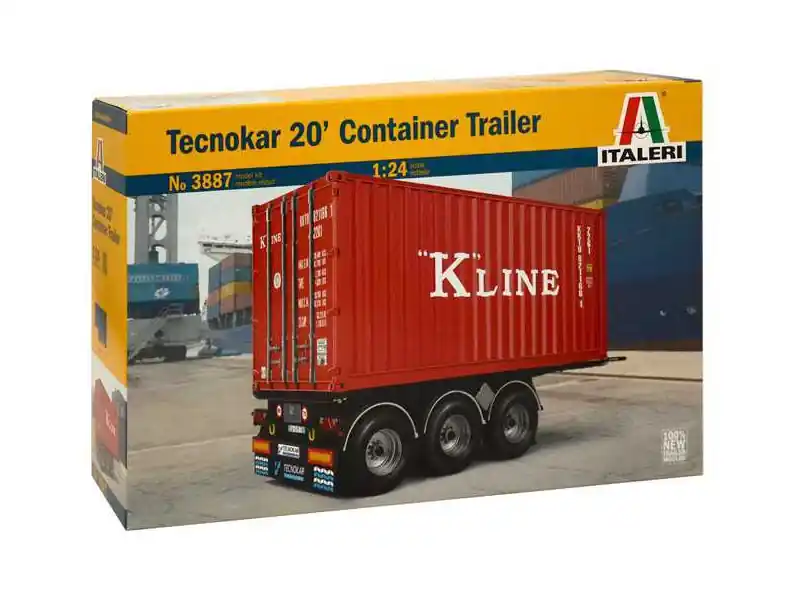 Ušetřete | Italeri Tecnokar 20 Container Trailer (1 24)