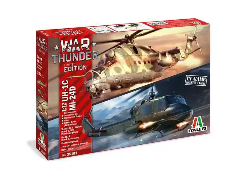 Slevy | Italeri UH-1C & MI-24D (1 72)