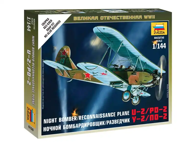 Zvezda Snap Kit - Polikarpov Po-2 (1 100) - Kupte nyní