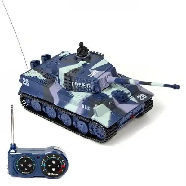 Přímo z výroby - RC tank German Tiger 1 72, modrá
