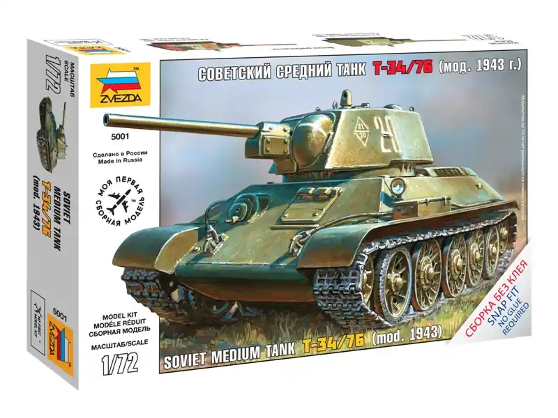 Zvezda Easy Kit T-34/76 (1 72) | Top produkt