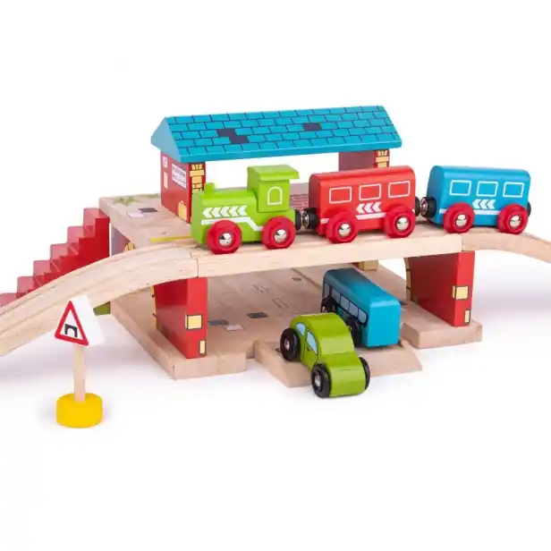 Jen dnes - Bigjigs Rail Nádraží nad cestou