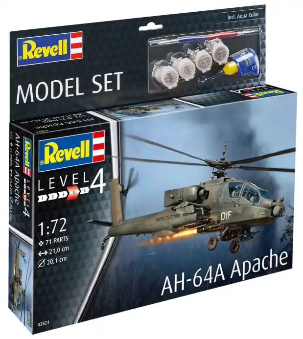 Revell Boeing AH-64A Apache (1 72) (sada) - Přímo z továrny