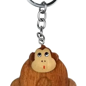 Dvěděti Dřevěná klíčenka velká Opice - Slevy