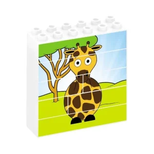 Žirafa - Vertikální puzzle - 8ks - Špičkový produkt