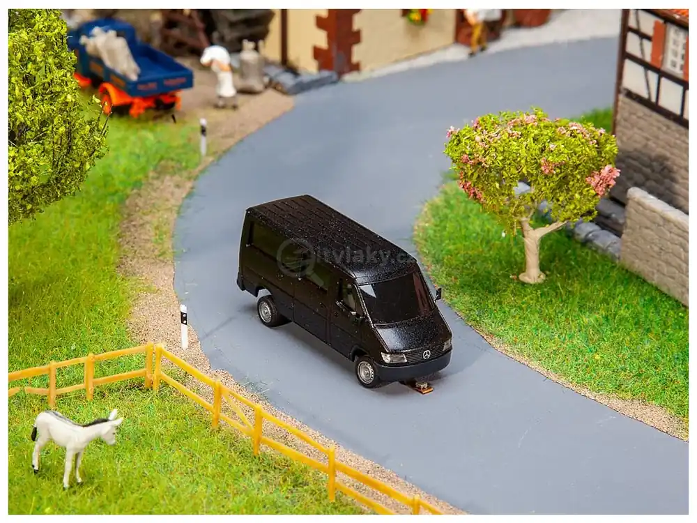 Skvělé hodnocení - H0 - FALLER CAR SYSTEM MB Sprinter minibus (HER / Faller 161432