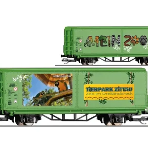 Zvýhodněná cena - TT - Vůz s posuvnými bočnicemi Hbis-tt "Mein Zoo" / TILLIG 14853