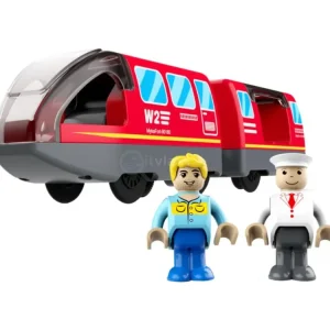 Špičková kvalita | 2Kids Toys Elektrický městský vlak, červený / 2Kids Toys 2D98217