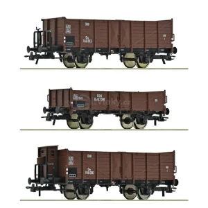 H0 - 3-dílný set otevřených vozů ÖBB / ROCO 6600250 | Extra sleva
