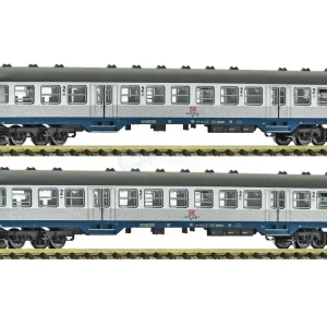 Prémiová kvalita - N - Set 2 osobních vozů, DB-AG, V / Fleischmanm 6260091
