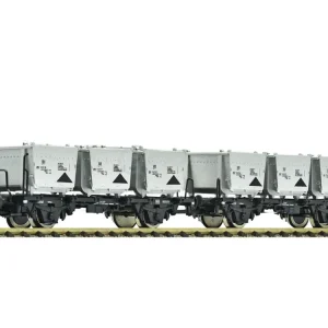 N - set 2 plošinových vozů s kontejnery, SBB, III-IV / Fleischmanm 6660154 - Skvělé hodnocení