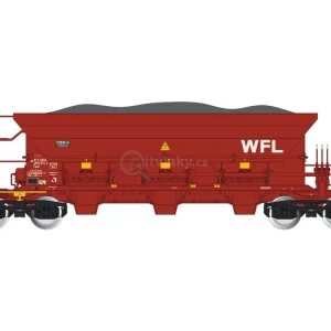 Akce - H0 - Výsypný vůz, F-ERSA, Facs, červený "WFL", ep.V / Albert-modell 694002