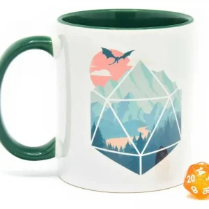 Zvýhodněná cena | Glassstaff Dárkový Set Hrnek & Dice D20 A D20 Scene