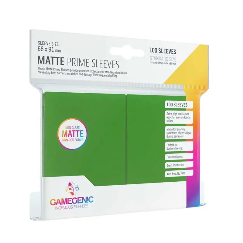 Gamegenic Matte Prime Sleeves Green | Oblíbený produkt